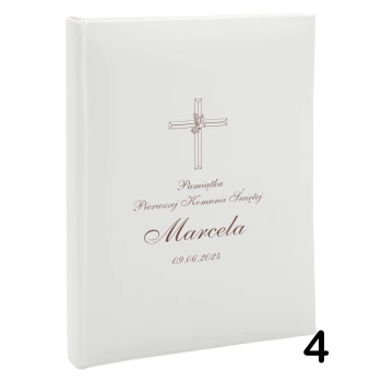 Album komunijny wsuwany na 50 zdjęć 15x21 personalizowany 5 wzorów